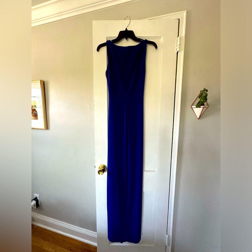 RALPH LAUREN Palacial Royal Blue Evening Gown ๐ Size 6 - Picture 5 of 6